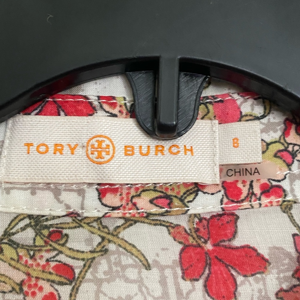 Tory Burch western style button down - floral Sz 8